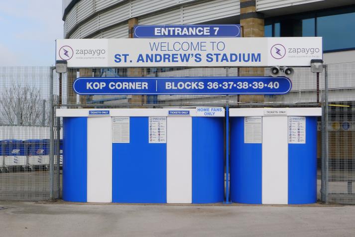 kop corner, rear