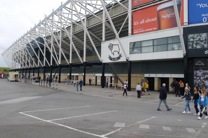 east stand, rear