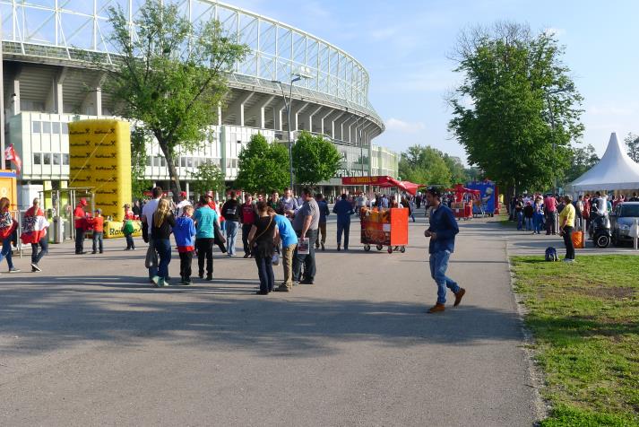 ernst happel stadion, outside