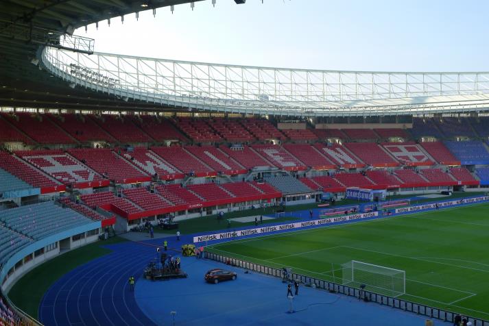 west stand