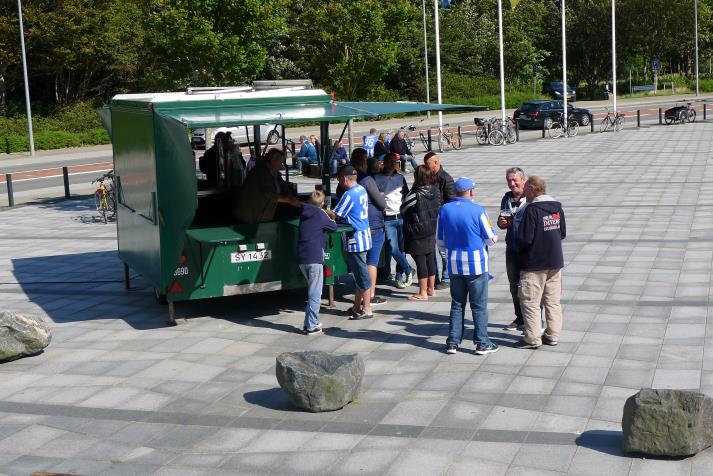 fans outside