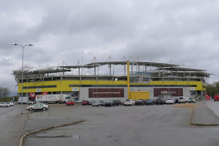 south stand, rear