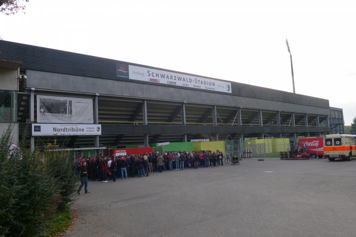 north stand, rear