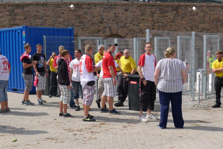 fans outside