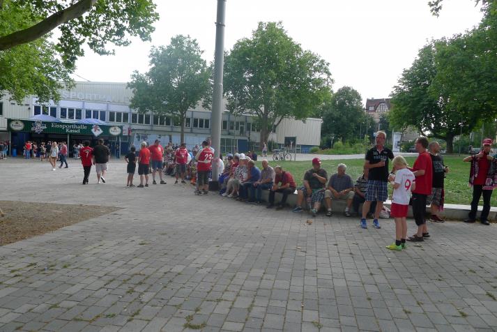 fans outside