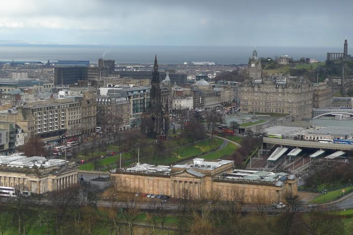 edinburg, view