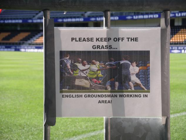 keep off the grass