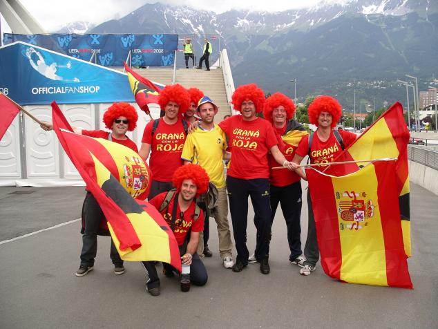 fans outside the ground