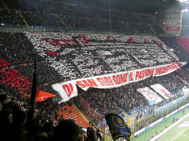 curva sud tifo
