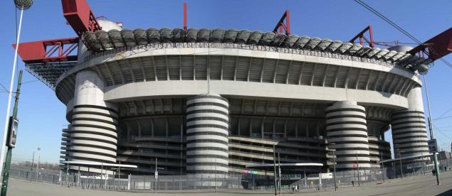 rear of curva sud