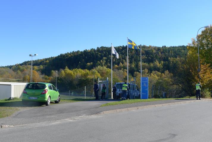 bl&auml;sebovallen, entrance