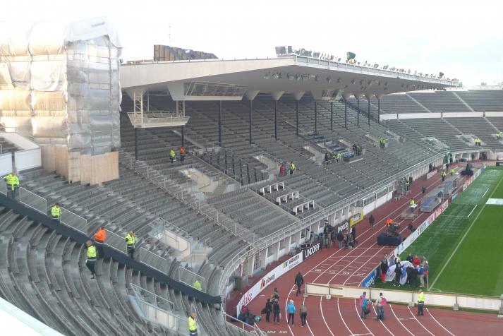 west stand