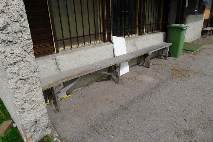 north side, bench
