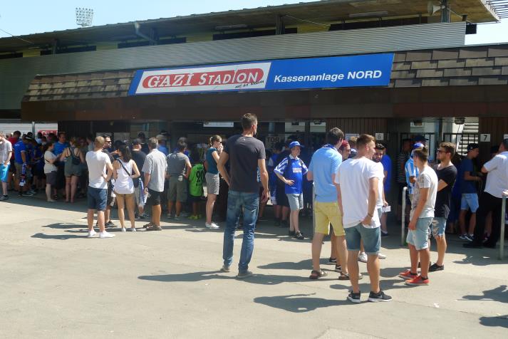 fans outside