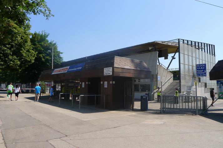 north stand, entrance