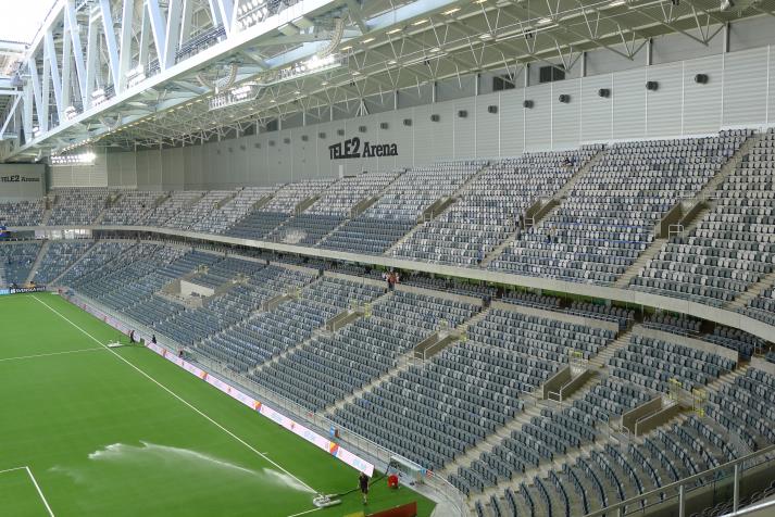 west stand