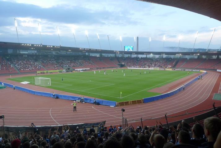 stadion letzigrund, vy