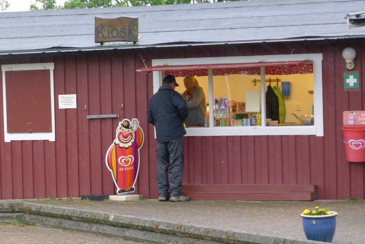 buying coffee