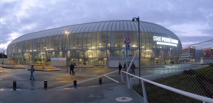 south stand, rear