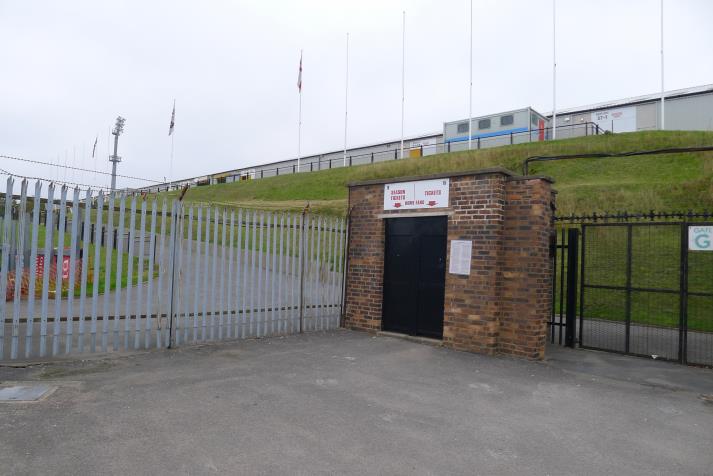 railway stand, rear