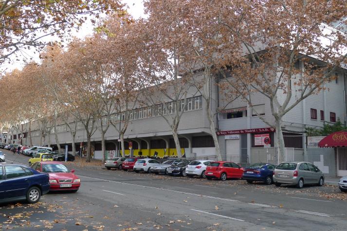 west stand, rear