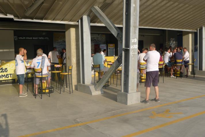 pre-match drinks
