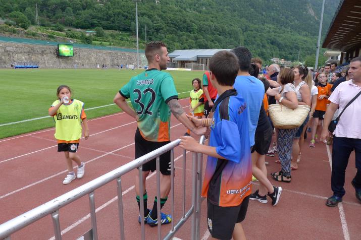 after the match