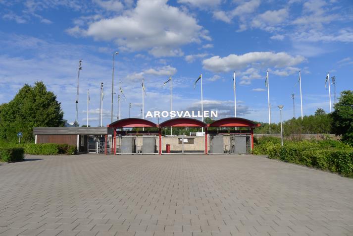 arosvallen, entrance