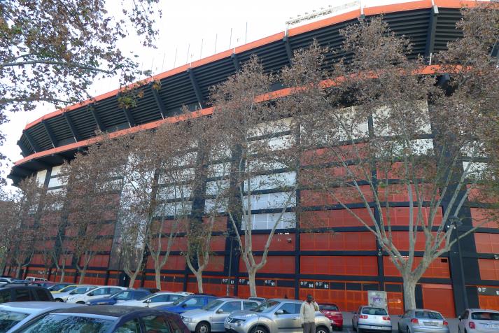 north stand, rear